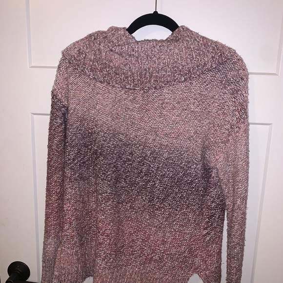 American Eagle Pink Cowl Neck Sweater - Picture 2 of 2